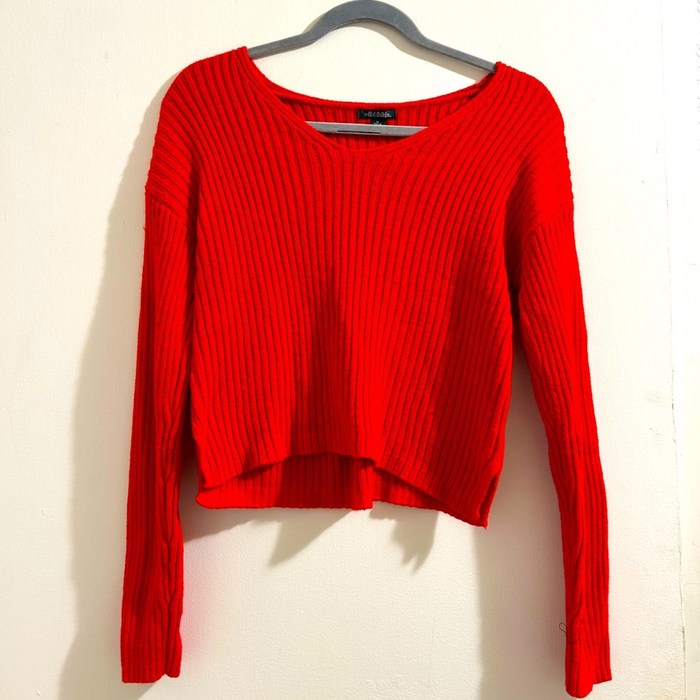 Red sweater Size Medium